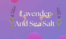 Lavender Sea Salt Square Soap -- $7.00